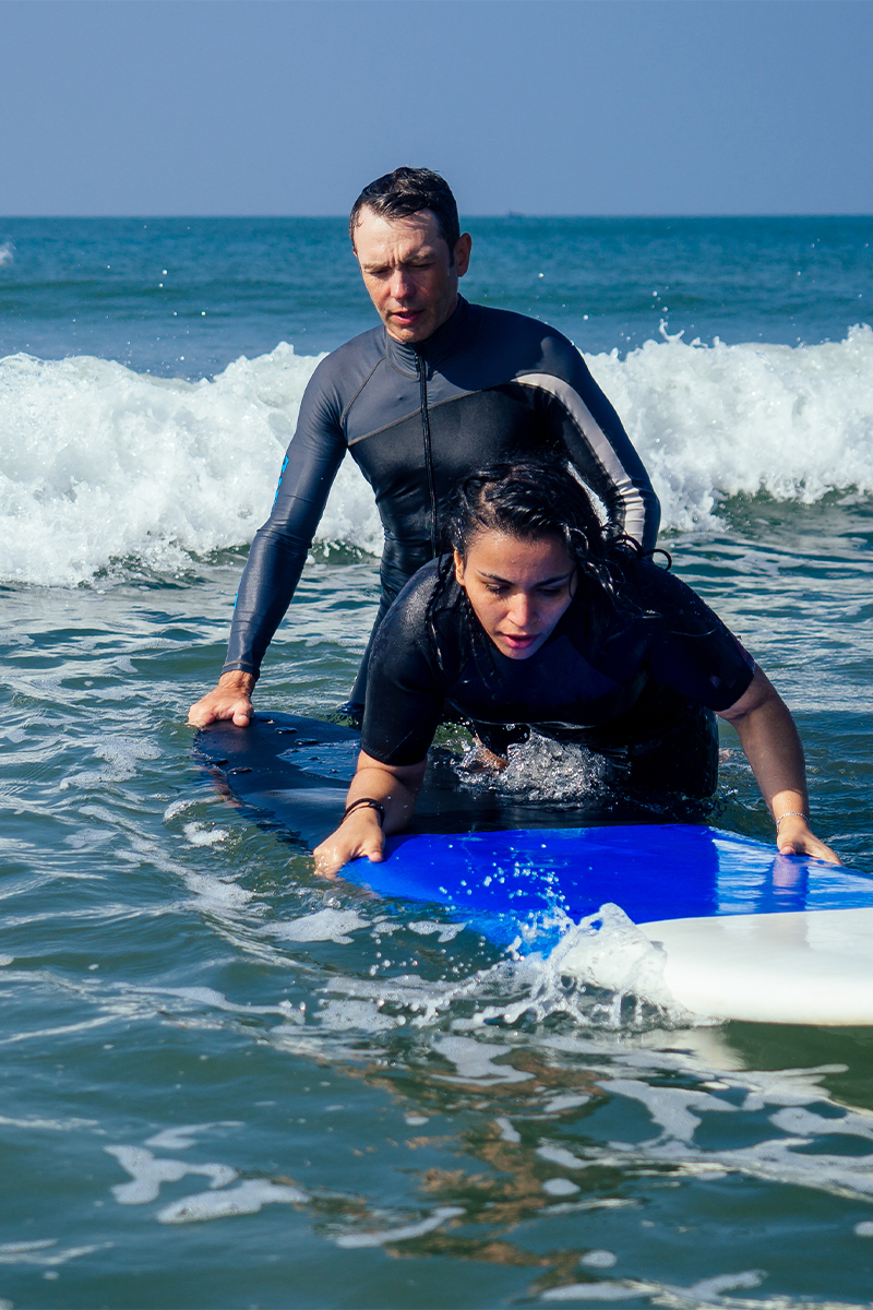 Photo Evan Blake, coach surfeur